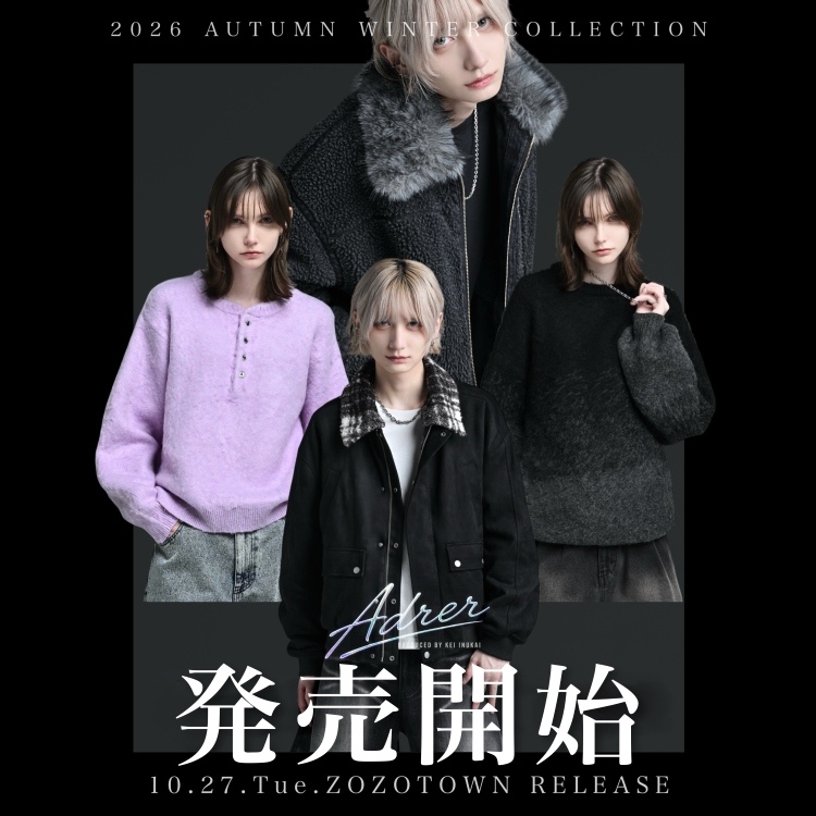 ADRER(アドラー)の「【ADRER】2026 autumn Collection new item release!」
