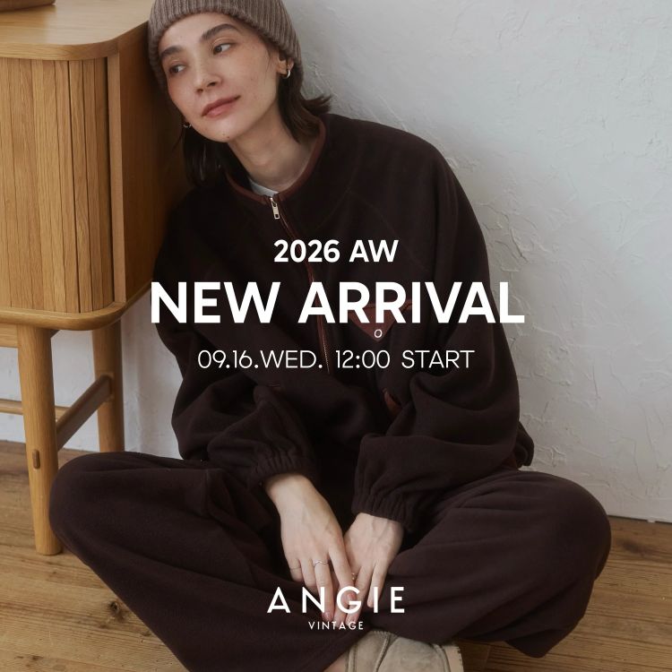 ANGIE VINTAGE(アンジー ヴィンテージ)のショップニュース「【ANGIE】2026.9.16(Wed) NEW ARRIVAL.」