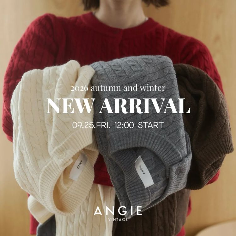 ANGIE VINTAGE(アンジー ヴィンテージ)のショップニュース「【ANGIE】2026.9.25(Fri) NEW ARRIVAL.」