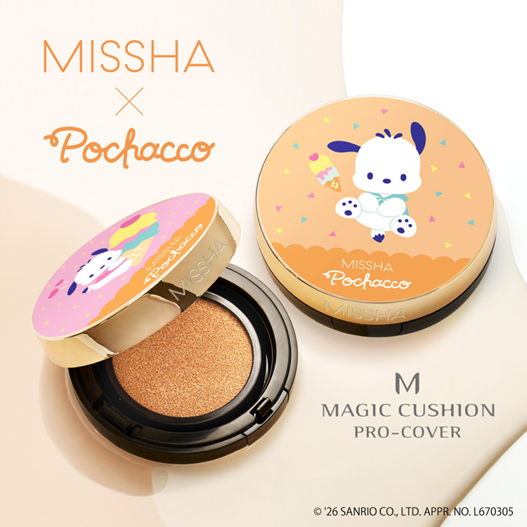 MISSHA JAPAN（ミシャジャパン）のショップニュース「大人気定番クッションファンデから「ポチャッコ」限定デザインが新登場！」
