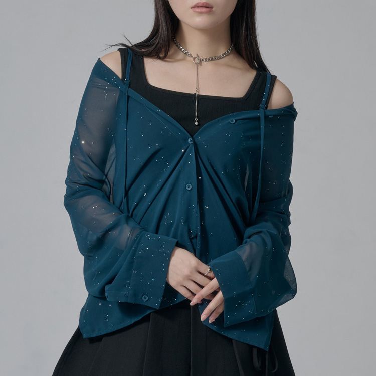 Ellno Loset（エルノロゼット）のショップニュース「【Ellno de Mavie】大人気ラメシャツに秋も着れる新色/新柄が登場。」
