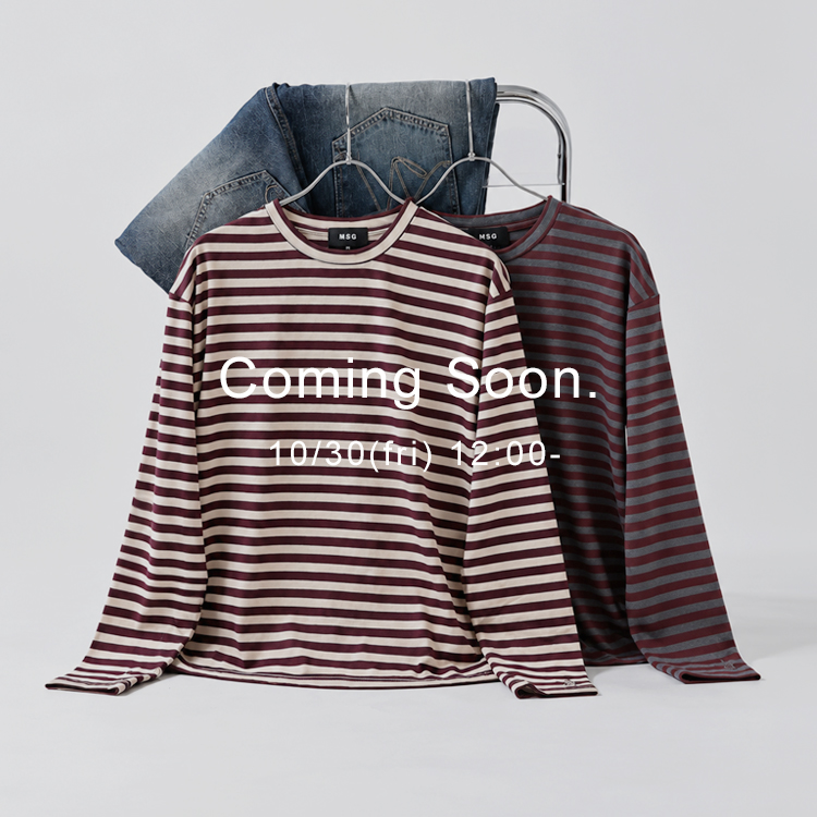 MSG（エムエスジー）の「【MSG】2026AW 10/30(Fri) coming soon」