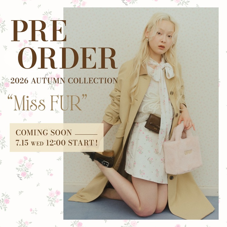 FURFUR(ファーファー)の「“Miss FUR”~FURFUR 2026年秋の新作コレクション~」