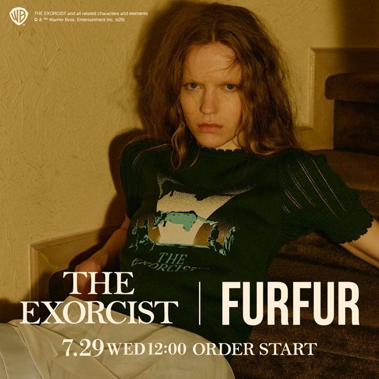 FURFUR(ファーファー)の「アメリカの名作ホラー映画「エクソシスト」とFURFURのフィーチャリングコレクションが登場。」
