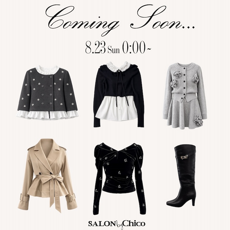 Chico(チコ)の「8/23(日)発売【SALON by Chico】Autumn Collection Vol.1」