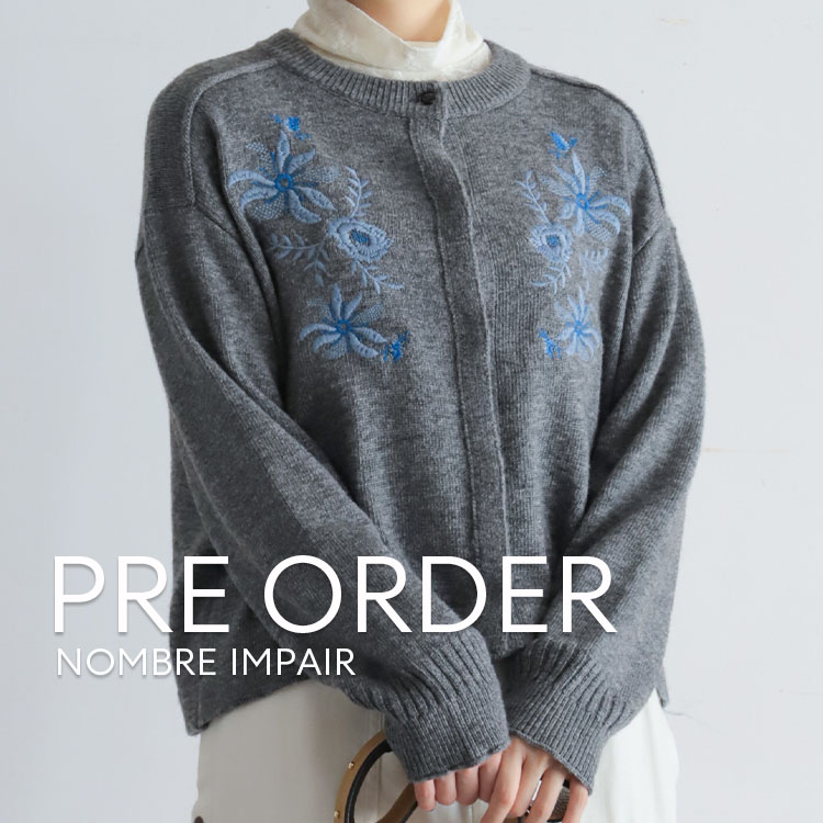 NOMBRE IMPAIR(ノンブル アンペール)の「【10/4(日) 予約開始】今季の注目ニットをピックアップ!」