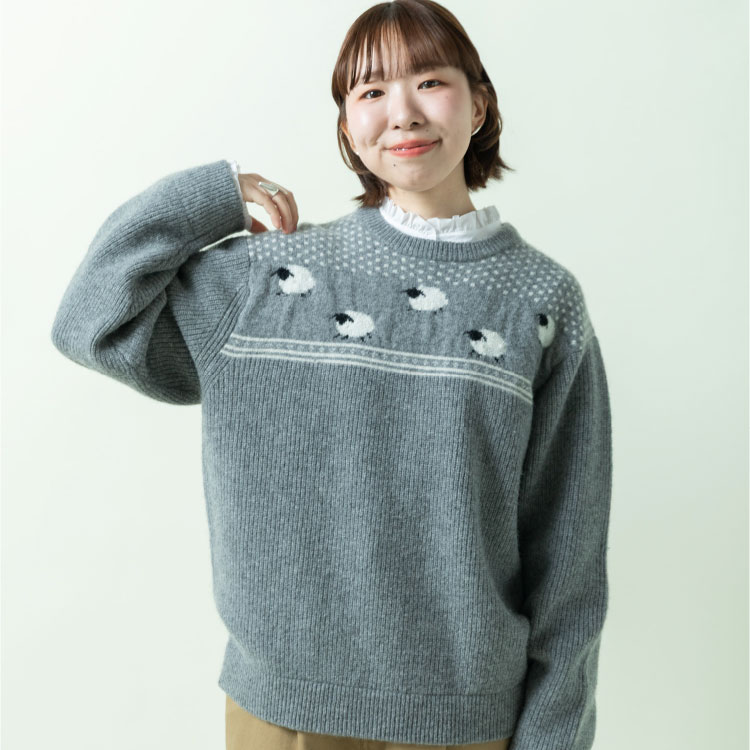 PAR ICI（パーリッシィ）のショップニュース「【 PRE ORDER 】ヒツジ柄ニット」
