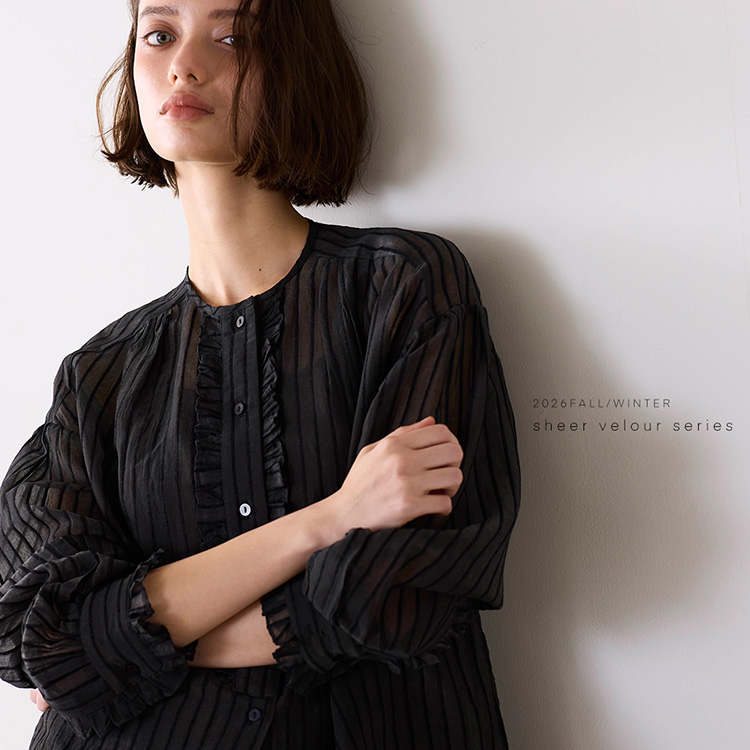 MARILYN MOON（マリリンムーン）のショップニュース「【NEW ARRIVAL】 sheer velour series」