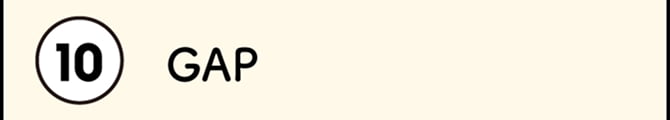 10 GAP