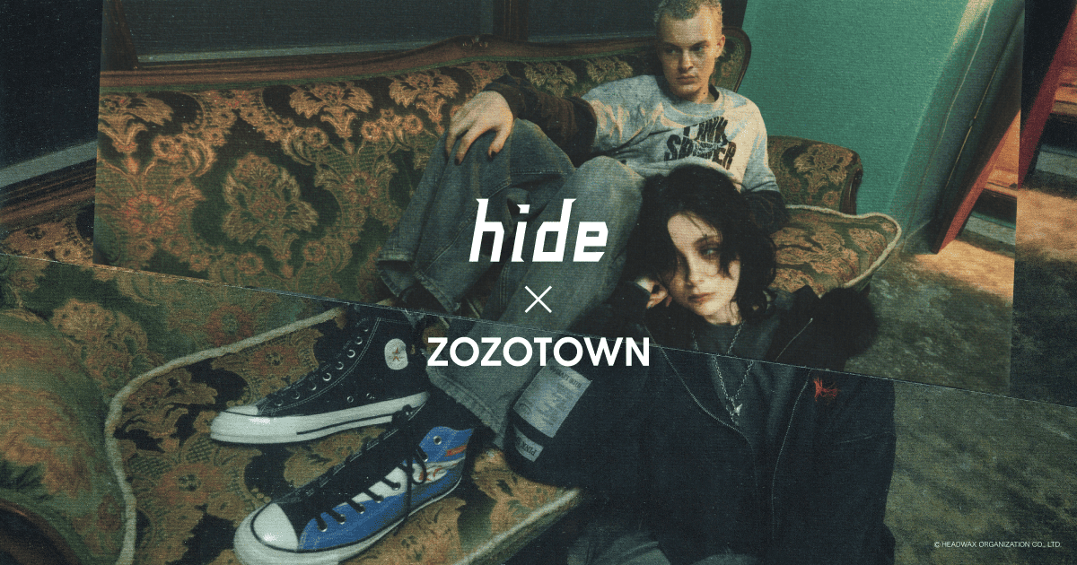 hide × ZOZOTOWN｜ソロ代表曲「ピンク スパイダー」をコンセプトにした
