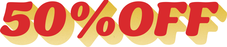 50%OFF